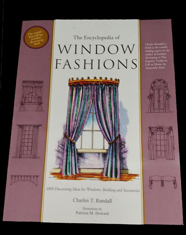 *NEW - THE ENCYCLOPEDIA OF WINDOW FASHIONS BOOK - PERFECT FOR THE INTERIOR DESIGNER IN YOU!
