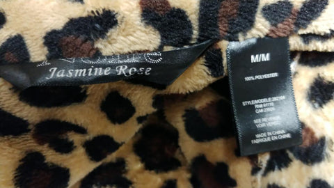 *JASMINE ROSE PLUSH LEOPARD DRESSING GOWN ROBE - SO SOFT!