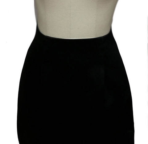 *BEAUTIFUL MCCLINTOCK COLLECTIONS BLACK LONG EVENING SKIRT - JUST IN TIME FOR THE HOLIDAY PARTIES