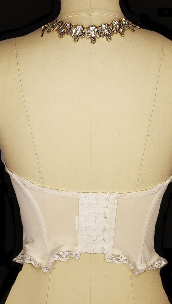 50s Black Corset Merry Widow / RESERVED FOR SSV / Girdle