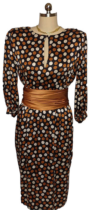VINTAGE GLAMOROUS NEIMAN MARCUS SILK DRESS WITH FABULOUS LOW CUT BAC Vintage Clothing & Fashions | Midnight Glamour VINTAGE GLAMOROUS NEIMAN MARCUS SILK DRESS WITH FABULOUS LOW CUT BAC Vintage Clothing & Fashions | Midnight Glamour