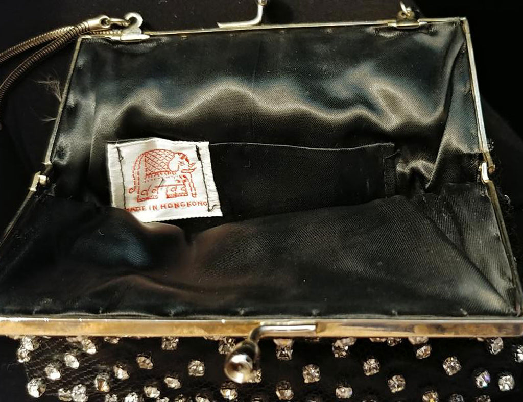 60s vintage evening bag, formal gold beaded purse w/ shoulder