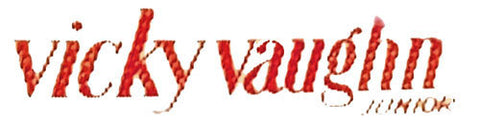 *VINTAGE 60s / 70s VICKY VAUGHN SCARLET FULL SKIRT JERSEY-LIKE DRESS WITH CUMMBERBUND