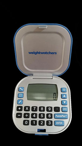NEW WEIGHT WATCHERS POINTSPLUS CALCULATOR NEW IN BOX WITH GORGEOUS KALEIDOSCOPE SKIN PLUS "EAT OUT" & "SHOP" BOOKS